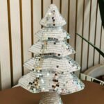 Arbol navideño espejado de 32cm