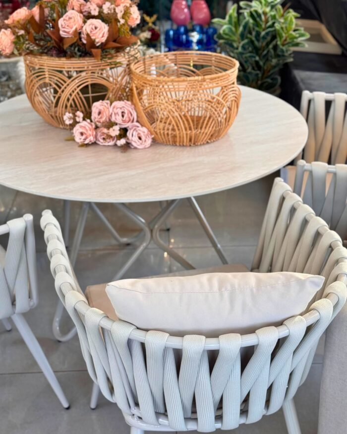 Juego de exterior Ratan beige - Imagen 5