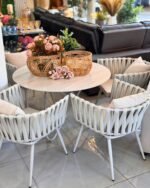 Juego de exterior Ratan beige - Imagen 2