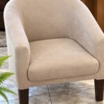 Sillon individual beige 79x63cm