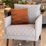 Sillón individual Gris claro