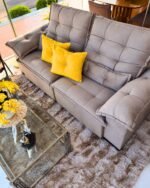 Sillon retráctil de 2 módulos premium, 2,10 m de ancho.